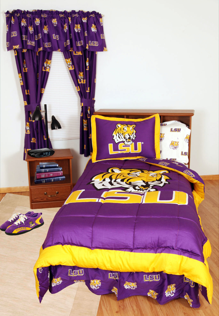 Louisiana State (LSU) Tigers Bed-in-a-Bag with Reversible Comforter (Full)