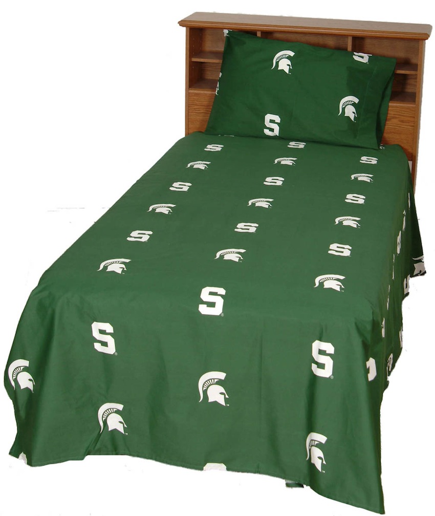 Michigan State Spartans Printed Sheet Set (King)