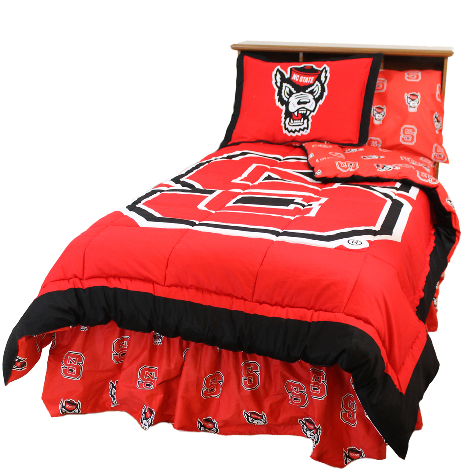 North Carolina State Wolfpack Reversible Comforter Set (King)