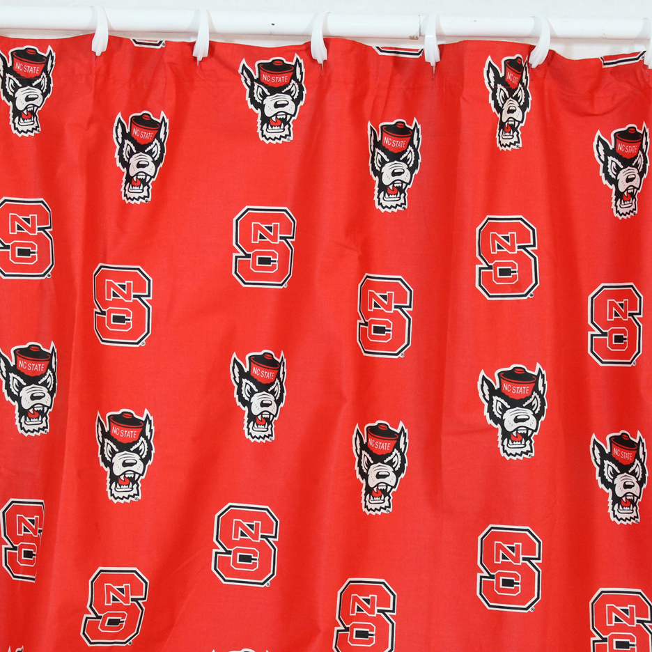 North Carolina State Wolfpack 70" x 72" Printed Shower Curtain