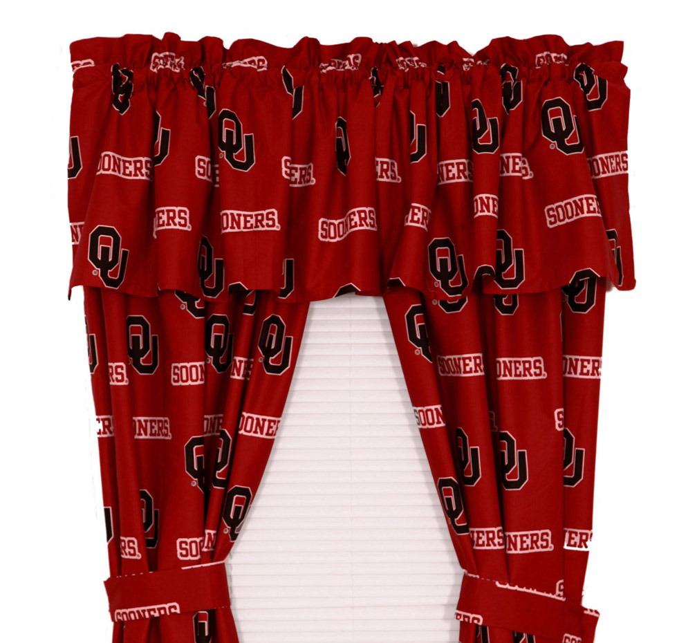 Oklahoma Sooners 63" Curtain