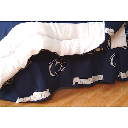 Penn State Nittany Lions Printed Dust Ruffle (Queen)