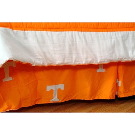 Tennessee Volunteers Printed Dust Ruffle (Queen)