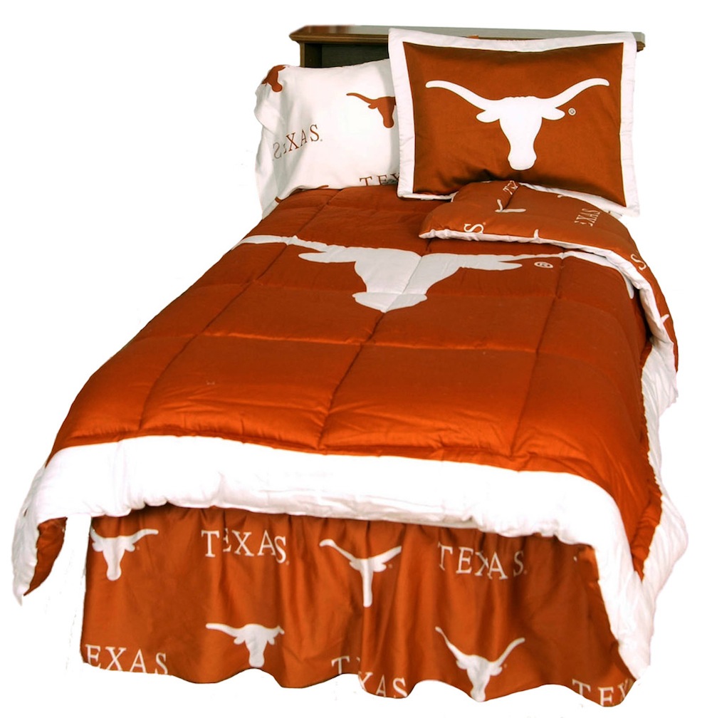 Texas Longhorns Reversible Comforter Set (Twin)
