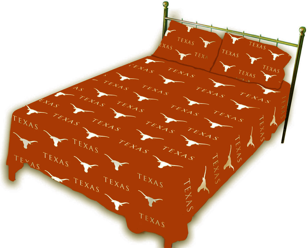 Texas Longhorns Printed Sheet Set (Queen)