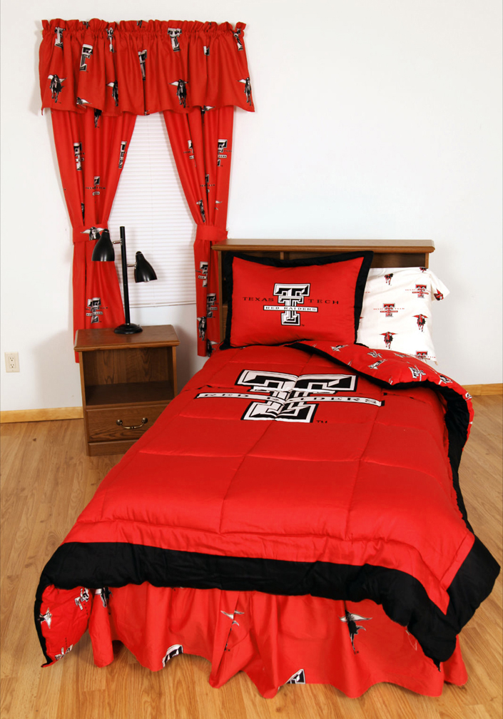 Texas Tech Red Raiders Bed-in-a-Bag with Reversible Comforter (King)