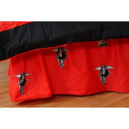 Texas Tech Red Raiders Printed Dust Ruffle (King)