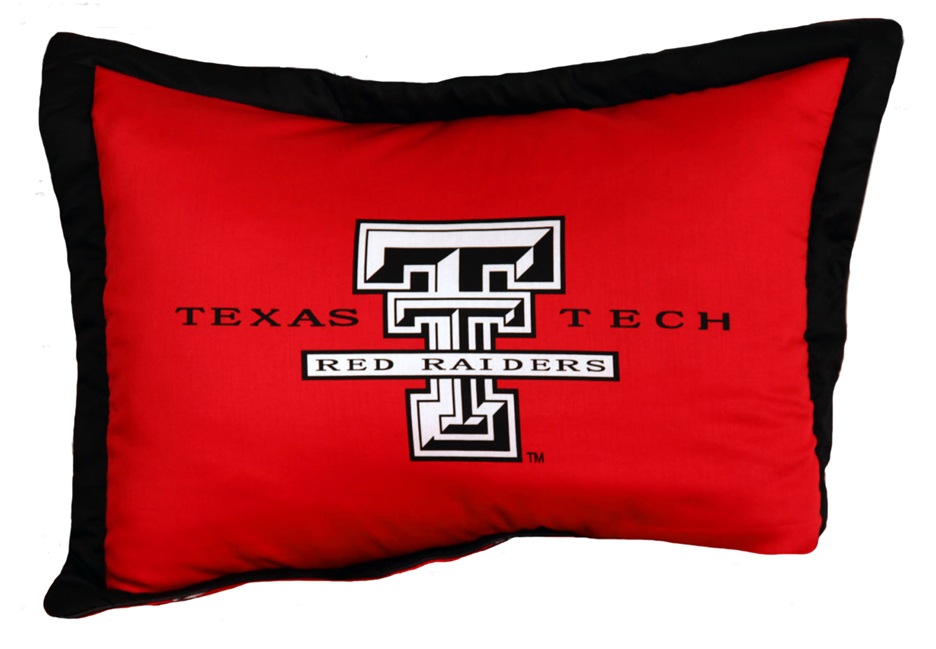Texas Tech Red Raiders 20" x 26" Printed Pillow Sham (One Pair)