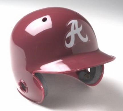 Alabama Crimson Tide Mini Batter's Helmet from Schutt (Set of 4 Helmets)