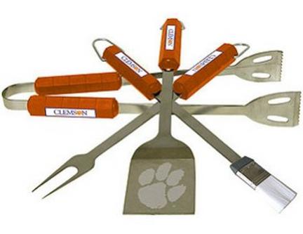 Clemson Tigers Grill BBQ Utensil Set