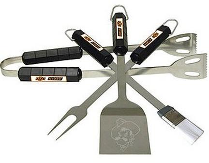 Oklahoma State Cowboys Grill BBQ Utensil Set