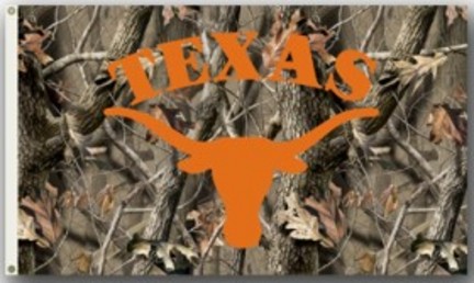 Texas Longhorns 3' x 5' Realtree Camoflauge Flag