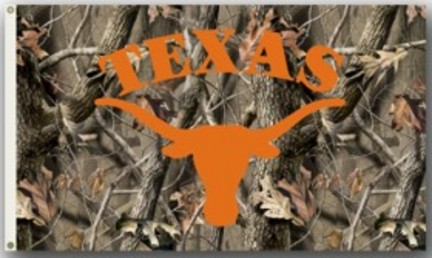 Texas Longhorns 3' x 5' Realtree Camoflauge Flag