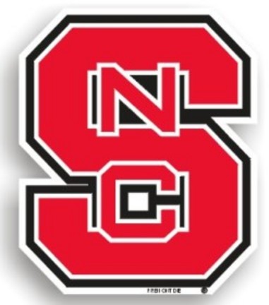 North Carolina State Wolfpack 12" Car Magnets - Set of 2