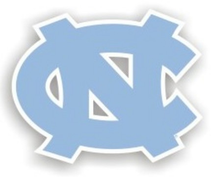 North Carolina Tar Heels 12" Car Magnets - Set of 2