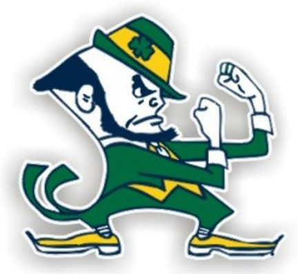 Notre Dame Fighting Irish 12" Car Magnets - Set of 2