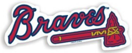 Atlanta Braves 12" Car Magnets - Set of 2