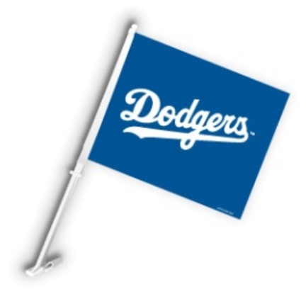 Los Angeles Dodgers Car Flags - 1 Pair