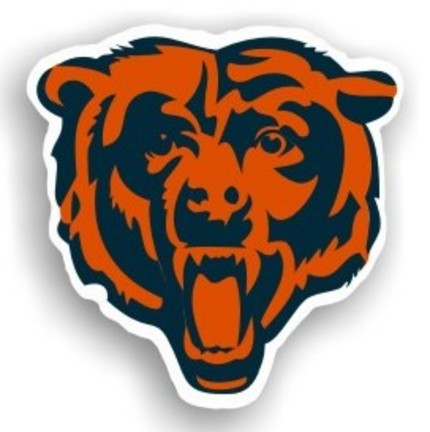 Chicago Bears 12" Logo Car Magnets - Set of 2
