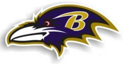 Baltimore Ravens 12" Left Logo Car Magnets - Set of 2