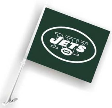 New York Jets Car Flags - 1 Pair