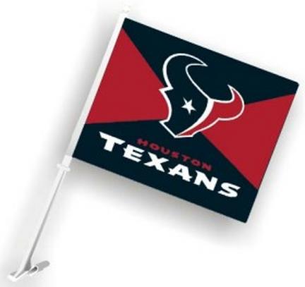Houston Texans Car Flags - 1 Pair