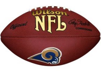 St. Louis Rams Composite Football from Wilson
