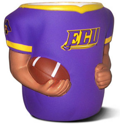 East Carolina Pirates Jersey Can Coolers - Set of 4