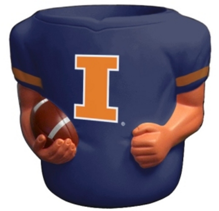 Illinois Fighting Illini Jersey Can Coolers - Set of 4