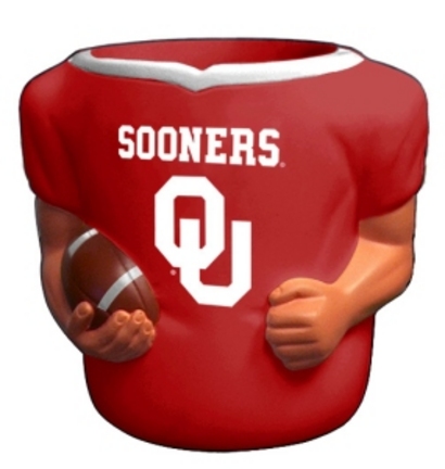 Oklahoma Sooners Jersey Can Coolers - Set of 4