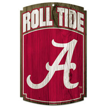 Alabama Crimson Tide Wood Sign