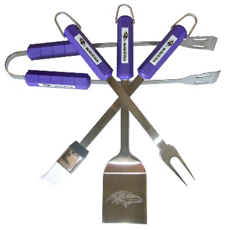 Baltimore Ravens Grill BBQ Utensil Set