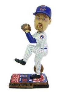 Kerry Wood #34 Chicago Cubs Ticket Base Bobble Head Doll from Forever Collectibles