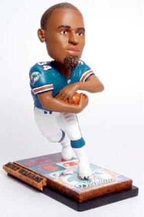 Ricky Williams Miami Dolphins Limited Edition Ticket Base Bobble Head Doll from Forever Collectibles