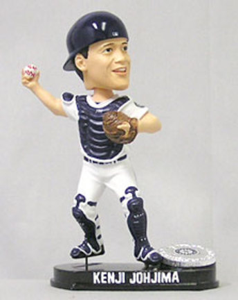 Kenji Jojhima Seattle Mariners Limited Edition Platinum Bobble Head Doll from Forever Collectibles
