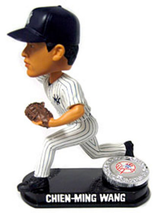 Chien-Ming Wang New York Yankees Blatinum Bobble Head Doll from Forever Collectibles