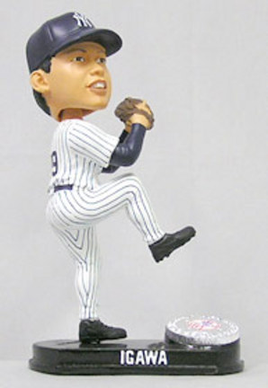 Kei Igawa New York Yankees Limited Edition Platinum Bobble Head Doll (Home) from Forever Collectibles