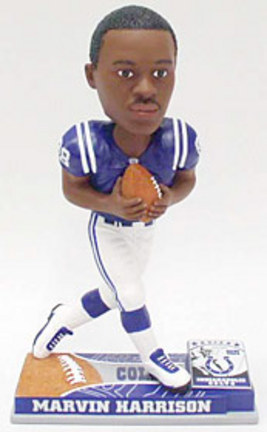 Marvin Harrison Indianapolis Colts On Field Bobble Head Doll from Forever Collectibles