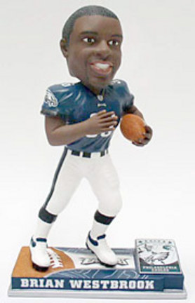 Brian Westbrook Philadelphia Eagles On Field Bobble Head Doll from Forever Collectibles