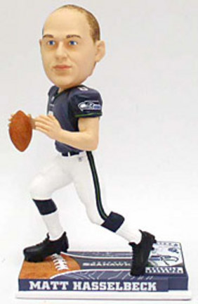 Matt Hasselbeck Seattle Seahawks On Field Bobble Head Doll from Forever Collectibles