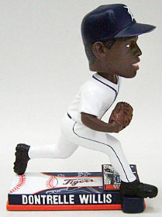 Dontrelle Willis Detroit Tigers On Field Bobble Head Doll from Forever Collectibles
