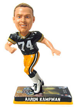Aaron Kampman Green Bay Packers Photo Base Bobble Head Doll from Forever Collectibles