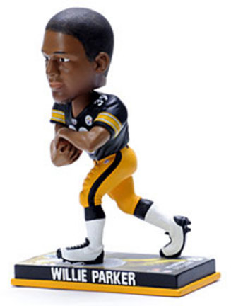 Willie Parker Pittsburgh Steelers Photo Base Bobble Head Doll from Forever Collectibles