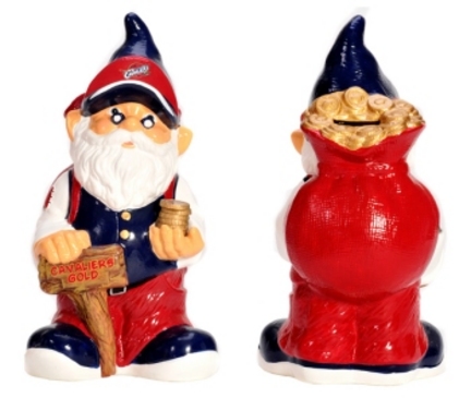 Cleveland Cavaliers Garden Gnome Coin Bank