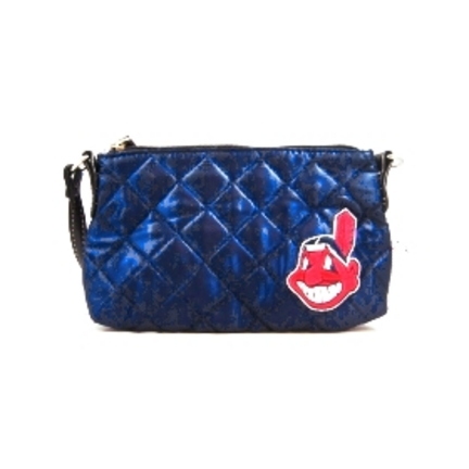 Cleveland Indians Quilted Wristlet Purse