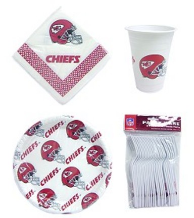 Kansas City Chiefs Tailgate Party Pack Utensil Set