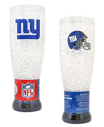 New York Giants Plastic Crystal Pilsners - Set of 2