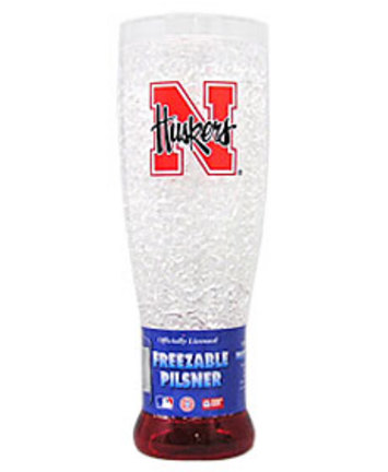 Nebraska Cornhuskers Plastic Crystal Pilsners - Set of 2