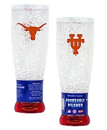 Texas Longhorns Plastic Crystal Pilsners - Set of 2