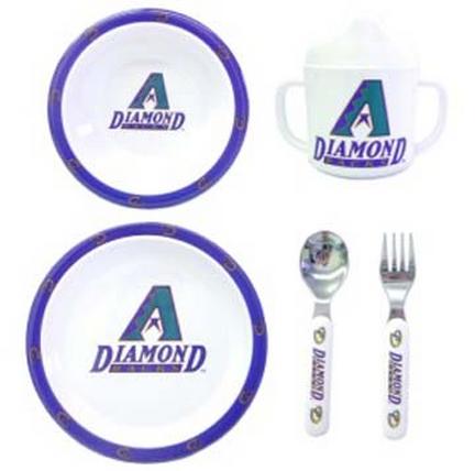 Arizona Diamondbacks 5 Piece Children's Dinner Set